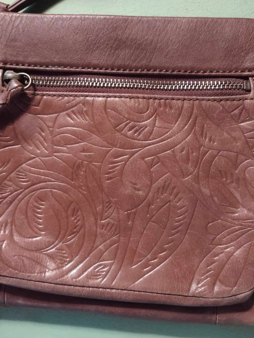 Women's Embossed Leather Crossbody Bag | The Sak
